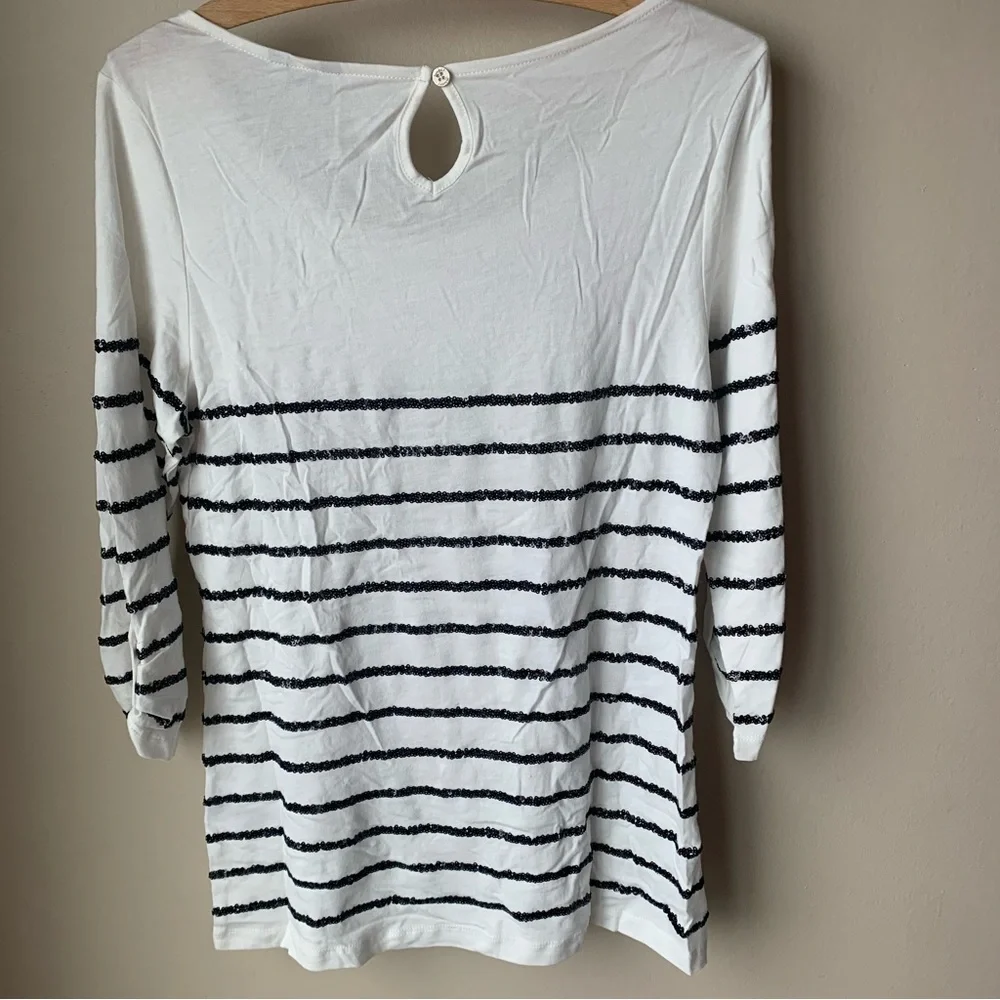 New Guess sequin stripe top - Picture 2 of 6